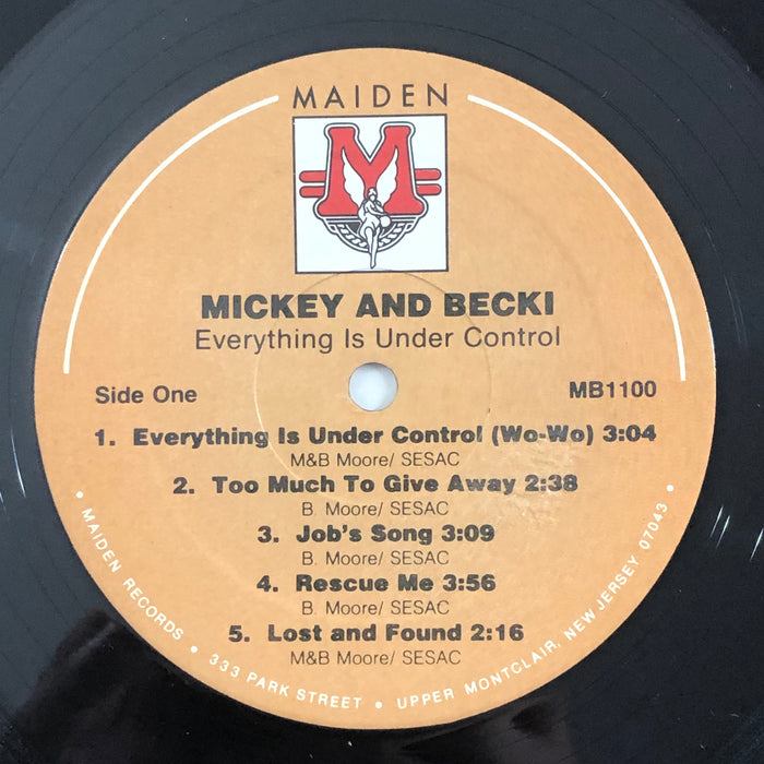 Mickey & Becki - Everything Is Under Control Wo-Wo (Vinyl LP)