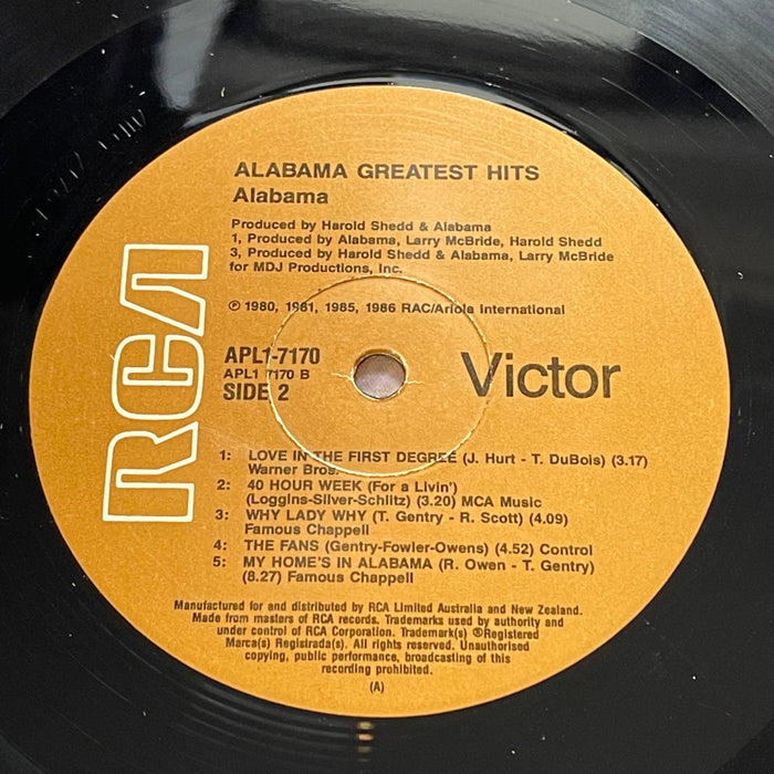 Alabama - Alabama Greatest Hits (Vinyl LP)