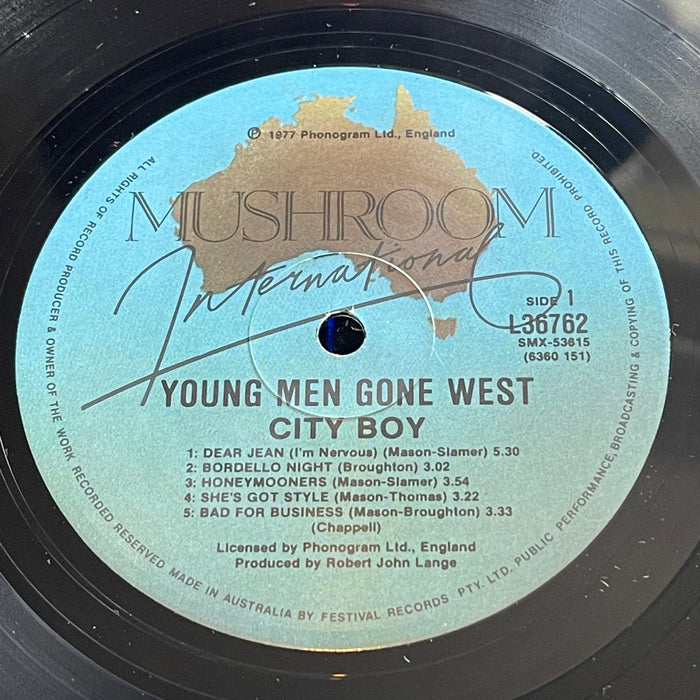 City Boy - Young Men Gone West (Vinyl LP)