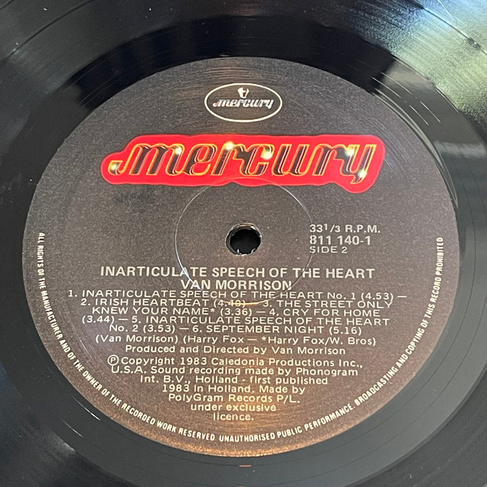 Van Morrison - Inarticulate Speech Of The Heart (Vinyl LP)