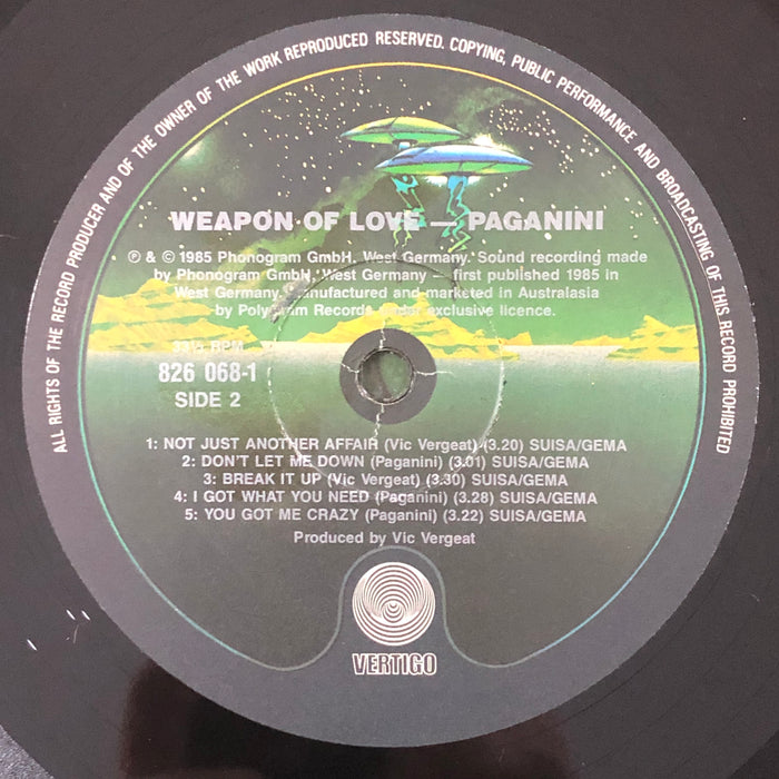Paganini - Weapon Of Love (Vinyl LP)