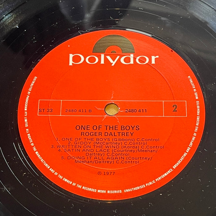 Roger Daltrey - One Of The Boys (Vinyl LP)