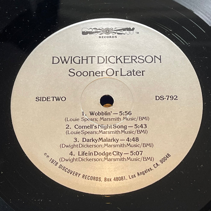 Dwight Dickerson - Sooner Or Later (Vinyl LP)