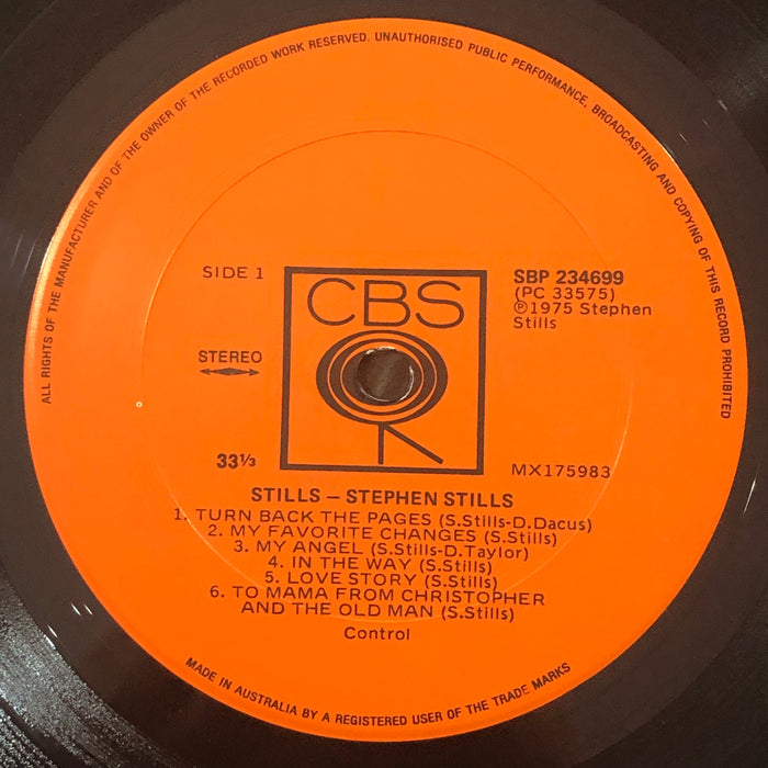 Stephen Stills - Stills (Vinyl LP)