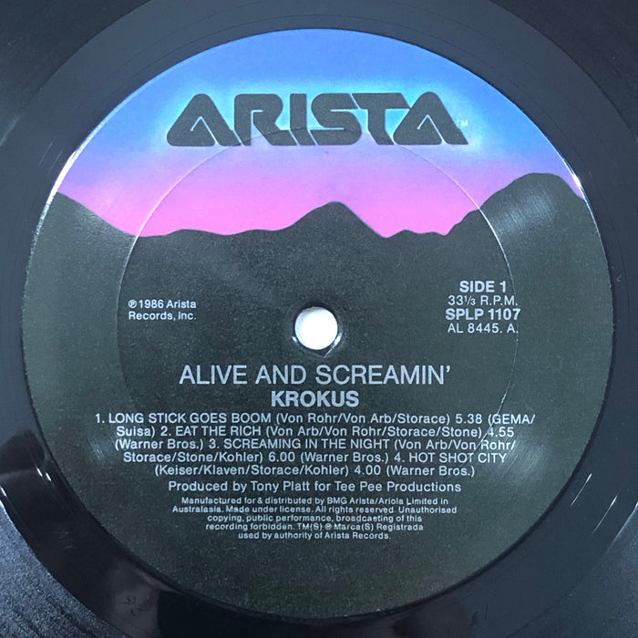 Krokus - Alive And Screamin' (Vinyl LP)