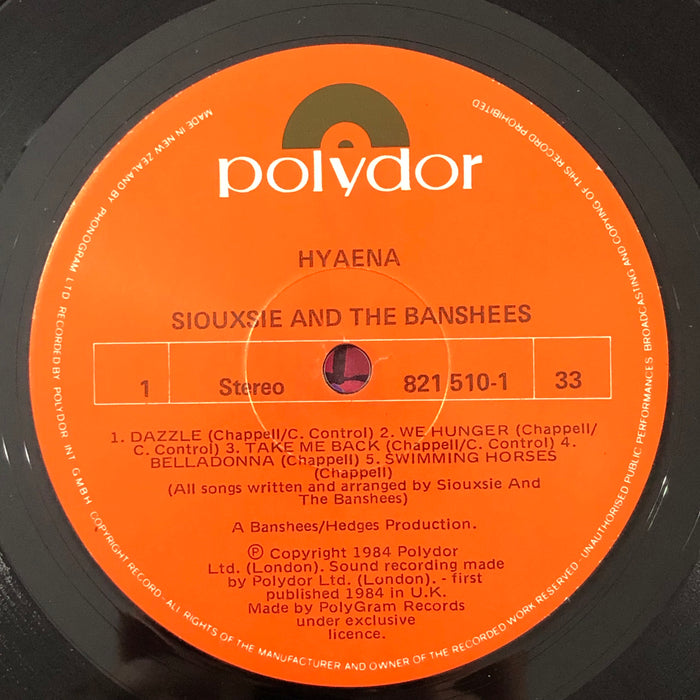 Siouxsie & The Banshees - Hyaena (Vinyl LP)