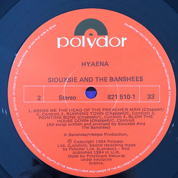 Siouxsie & The Banshees - Hyaena (Vinyl LP)