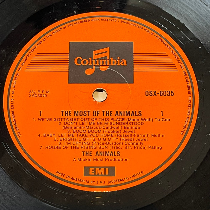 The Animals - The Most Of The Animals (Vinyl LP)