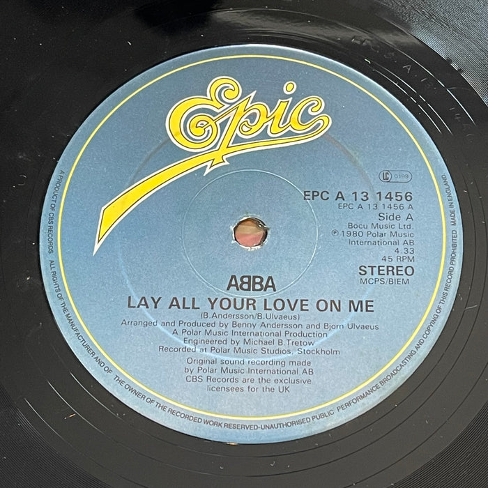 ABBA - Lay All Your Love On Me (12" Single)