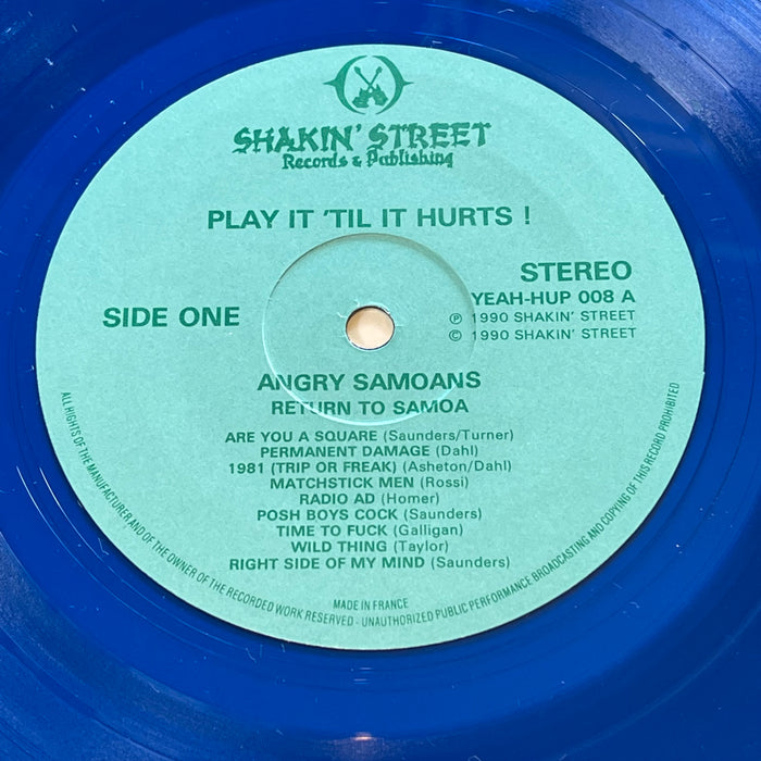 Angry Samoans With Jeff Dahl - Return To Samoa (Out-Takes/Lost Tapes)(Vinyl LP)