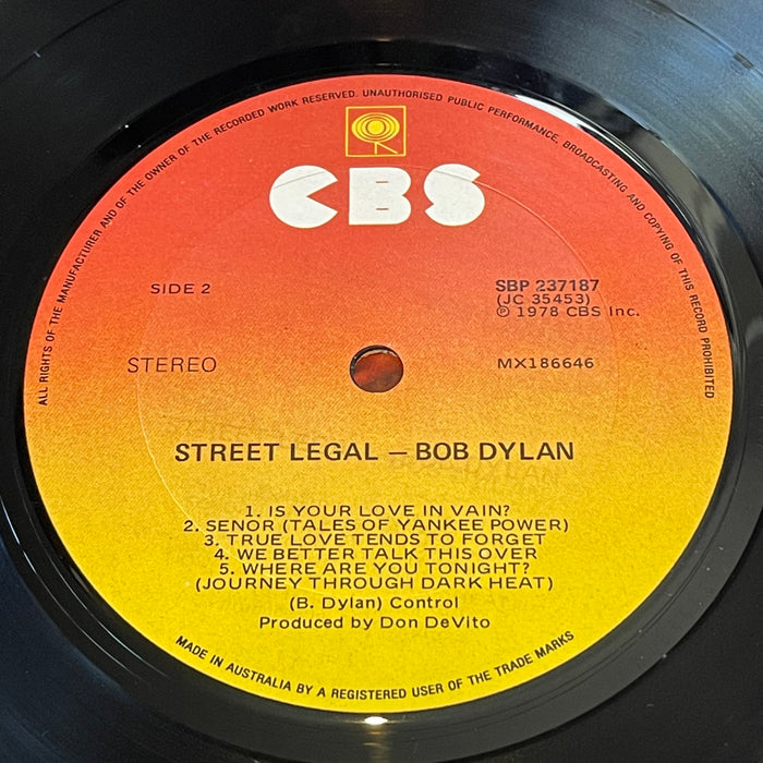Bob Dylan - Street-Legal (Vinyl LP)