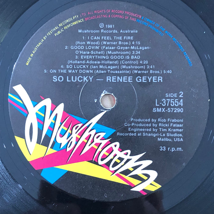 Reneé Geyer - So Lucky (Vinyl LP)