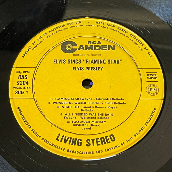 Elvis Presley - Elvis Sings "Flaming Star" (Vinyl LP)