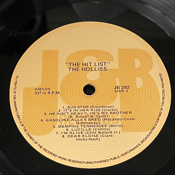 The Hollies - The Hit List (Vinyl LP)