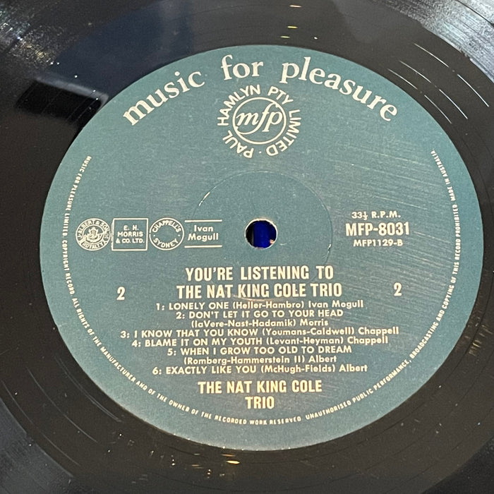 The Nat King Cole Trio - Nat King Cole Sings With The Nat King Cole Trio (Vinyl LP)