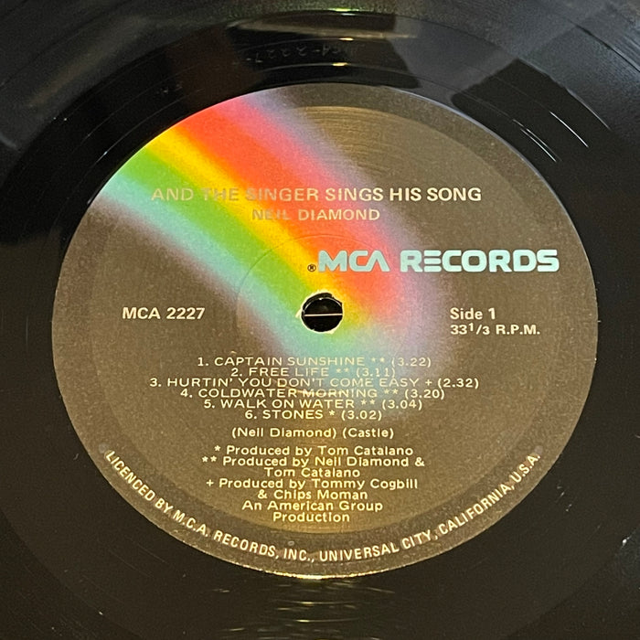 Neil Diamond - And The Singer Sings His Song (Vinyl LP)