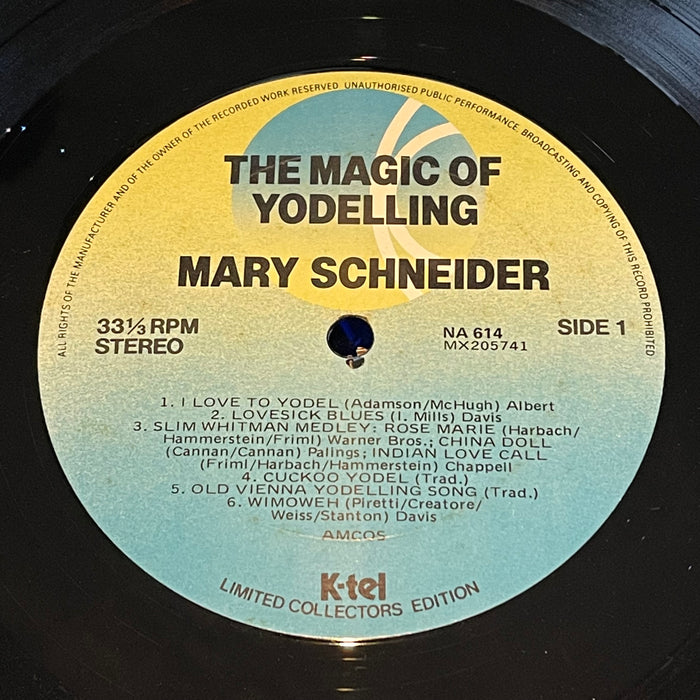 Mary Schneider - The Magic Of Yodelling (Vinyl LP)