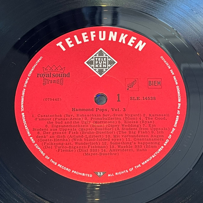 Klaus Wunderlich - Hammond Pops 3 (Vinyl LP)