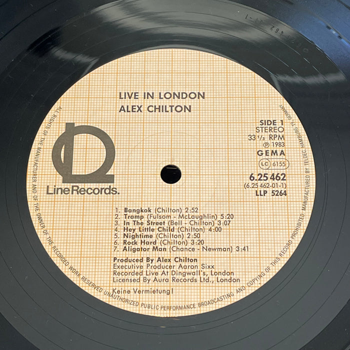 Alex Chilton - Live In London (Vinyl LP)