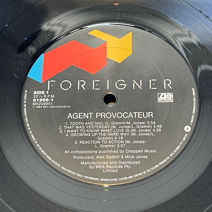 Foreigner - Agent Provocateur (Vinyl LP)