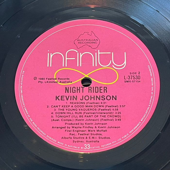 Kevin Johnson - Night Rider (Vinyl LP)