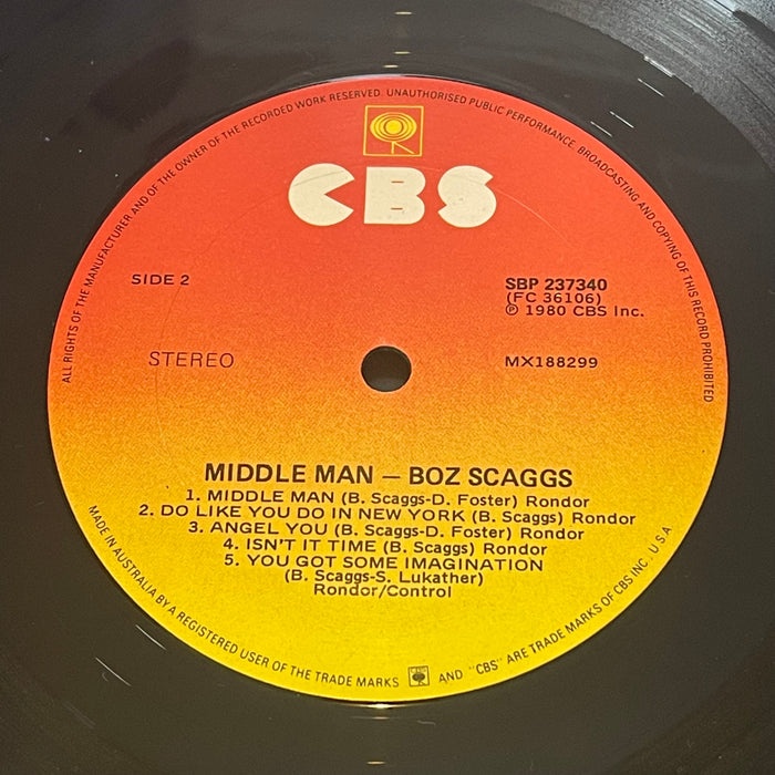 Boz Scaggs - Middle Man (Vinyl LP)