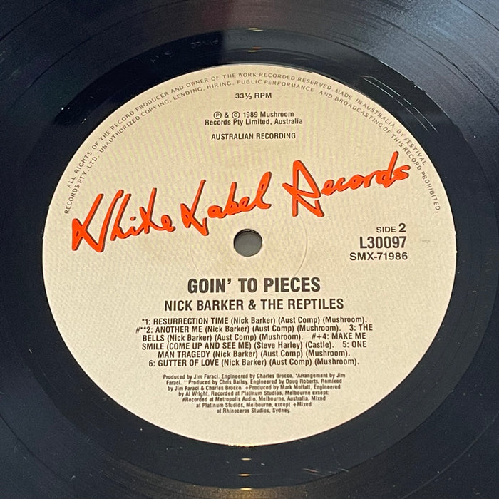 Nick Barker And The Reptiles - Goin' To Pieces (Vinyl LP)