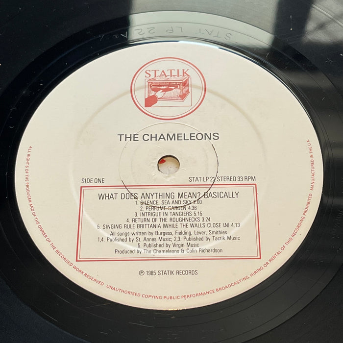 The Chameleons - What Does Anything Mean? Basically (Vinyl LP)[Gatefold]