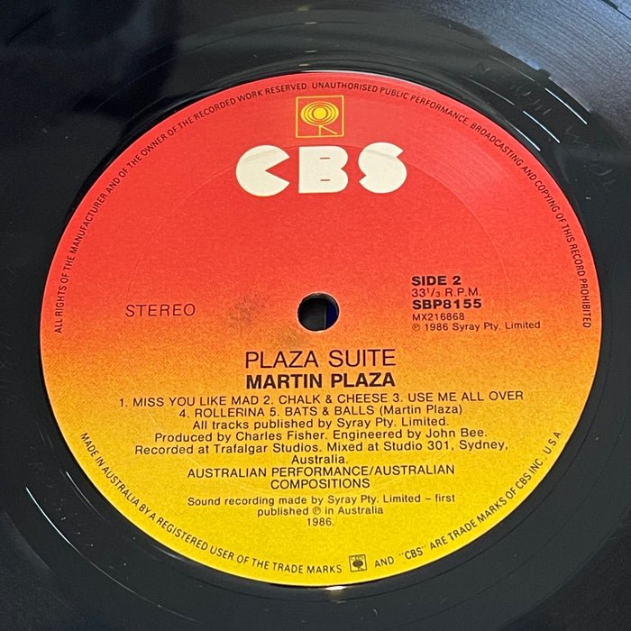 Martin Plaza - Plaza Suite (Vinyl LP)