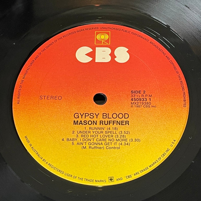 Mason Ruffner - Gypsy Blood (Vinyl LP) — Record Exchange