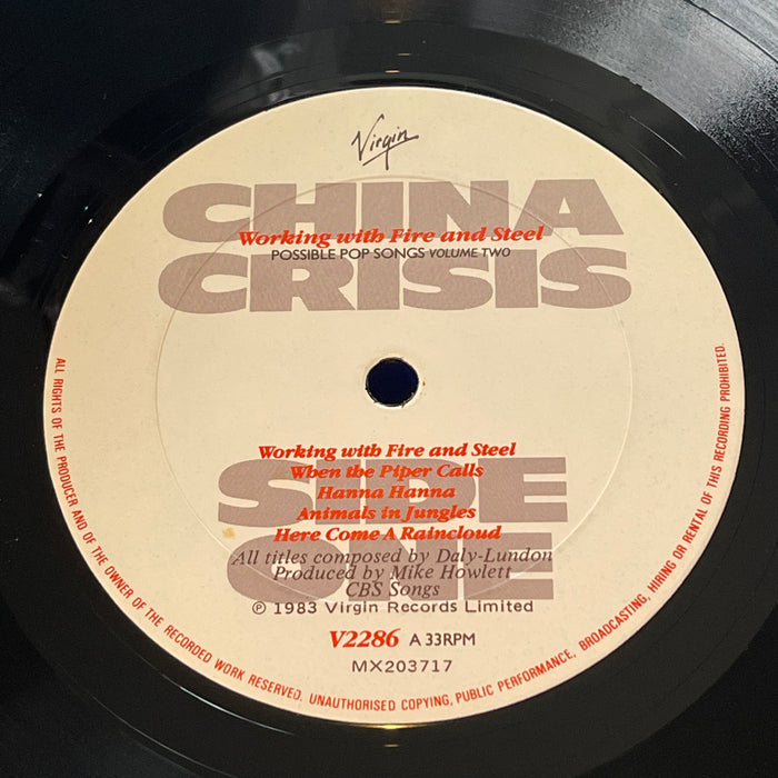 China Crisis - Working With Fire And Steel: Possible Pop Songs Volume Two (Vinyl LP)