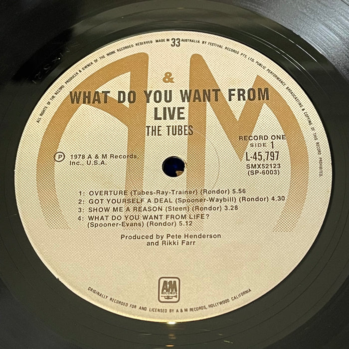 The Tubes - What Do You Want From Live (Vinyl 2LP)[Gatefold]