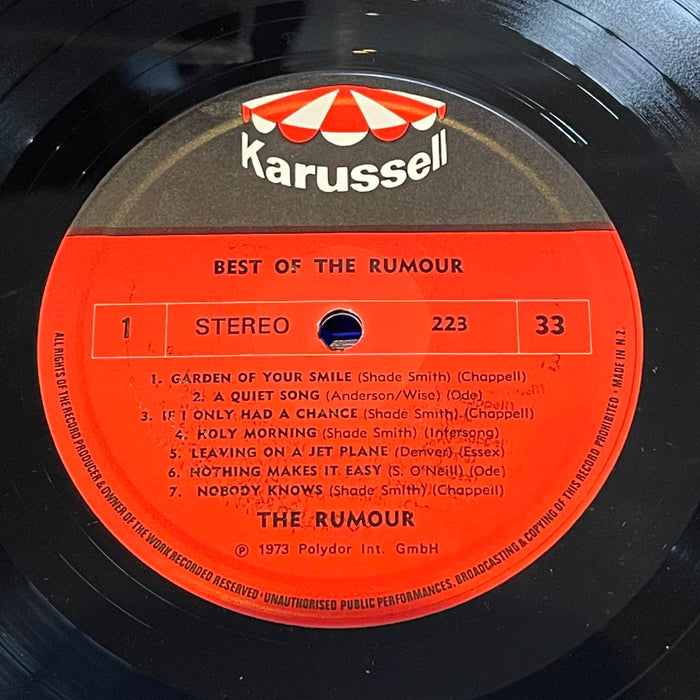 The Rumour - An Evening At Home (The Best Of The Rumour) (Vinyl LP)