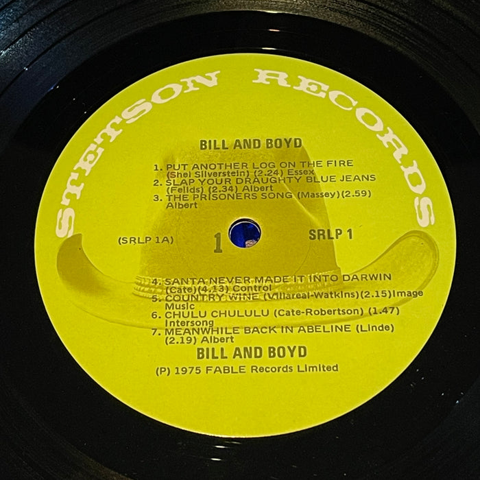 Bill And Boyd - Bill & Boyd (Vinyl LP)