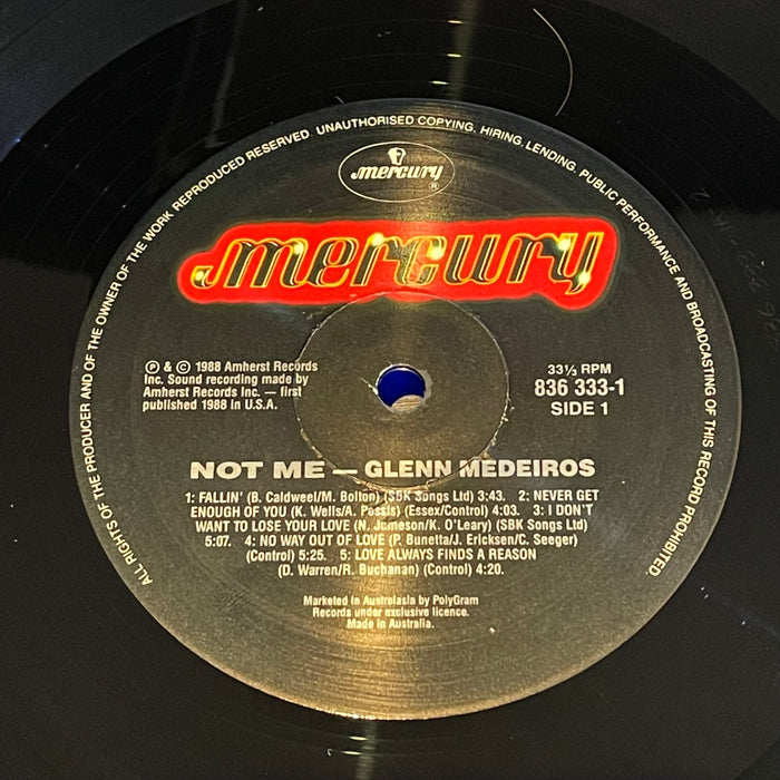 Glenn Medeiros - Not Me (Vinyl LP)