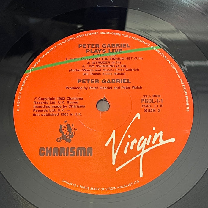 Peter Gabriel - Plays Live (Vinyl 2LP)