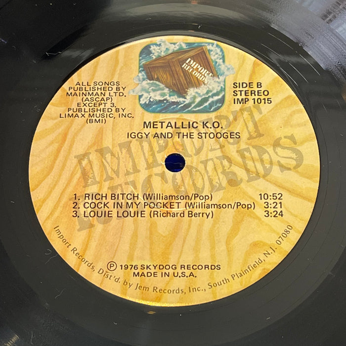 The Stooges (Iggy And The Stooges) - Metallic 'KO (Vinyl LP) — Record ...