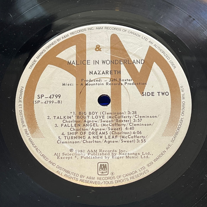 Nazareth - Malice In Wonderland (Vinyl LP)