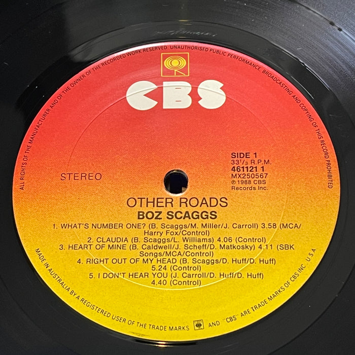 Boz Scaggs - Other Roads (Vinyl LP)