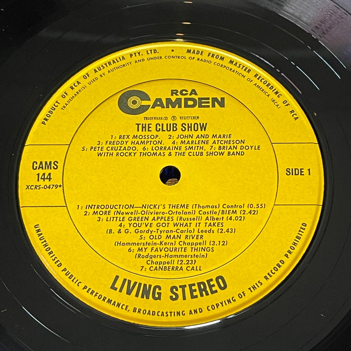 Various - The Club Show With Rex Mossop (Vinyl LP)