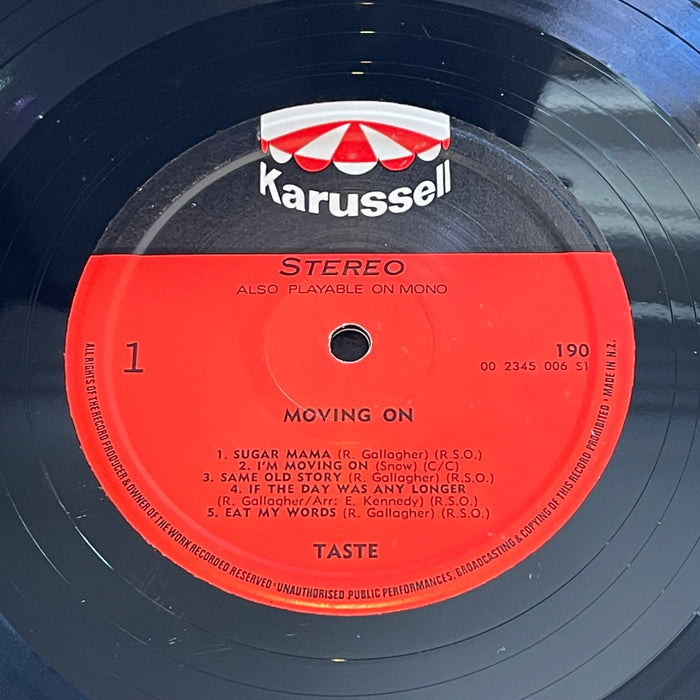 Taste - Moving On (Vinyl LP)