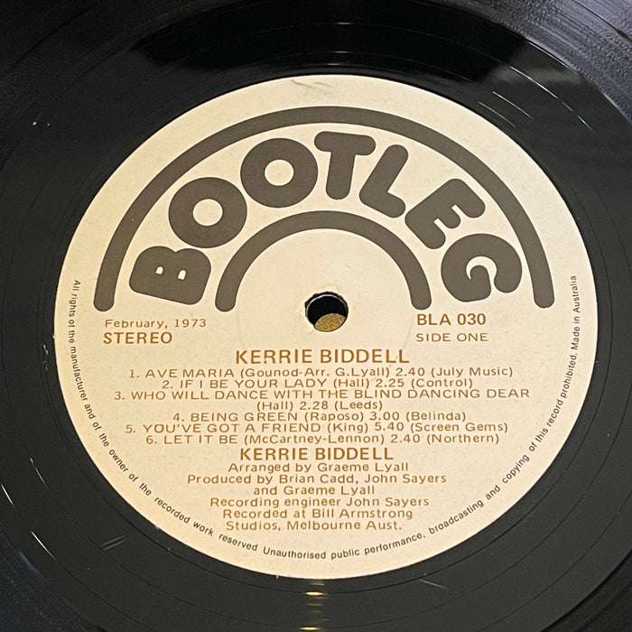 Kerrie Biddell - Kerrie Biddell (Vinyl LP)[Gatefold]