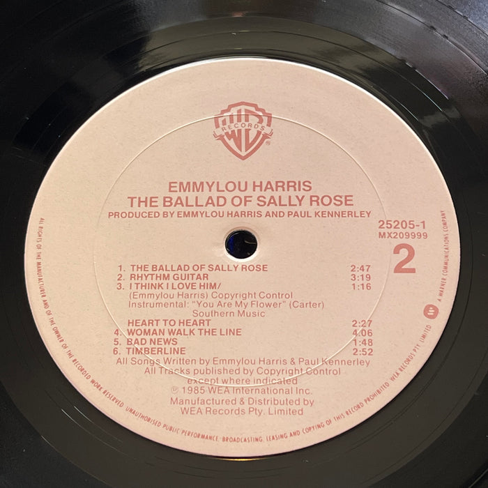 Emmylou Harris - The Ballad Of Sally Rose (Vinyl LP)