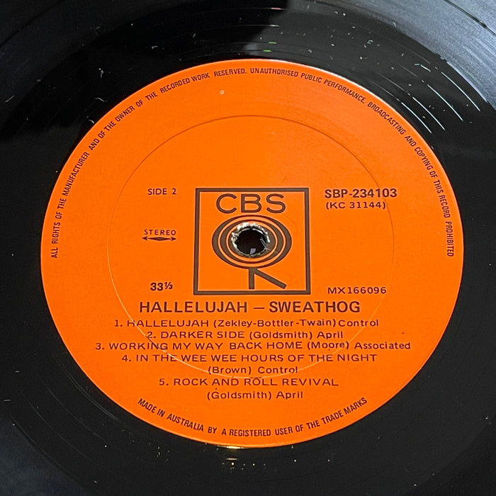 Sweathog - Hallelujah (Vinyl LP)