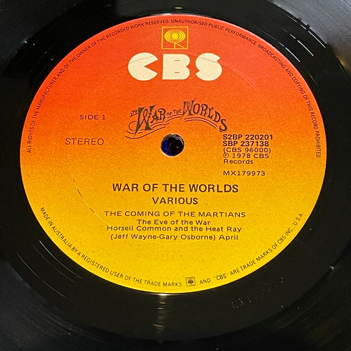 Jeff Wayne - Jeff Wayne's Musical Version Of The War Of The Worlds (Vinyl 2LP)[Gatefold]