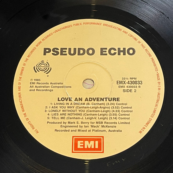 Pseudo Echo - Love An Adventure (Vinyl LP)