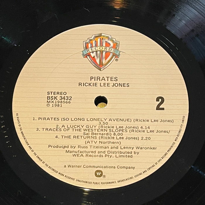 Rickie Lee Jones - Pirates (Vinyl LP)