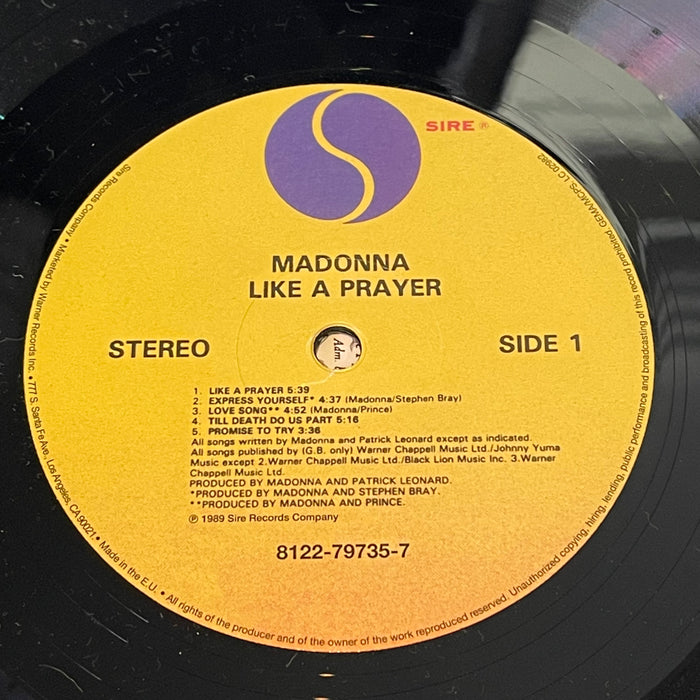 Madonna - Like A Prayer (Vinyl LP)