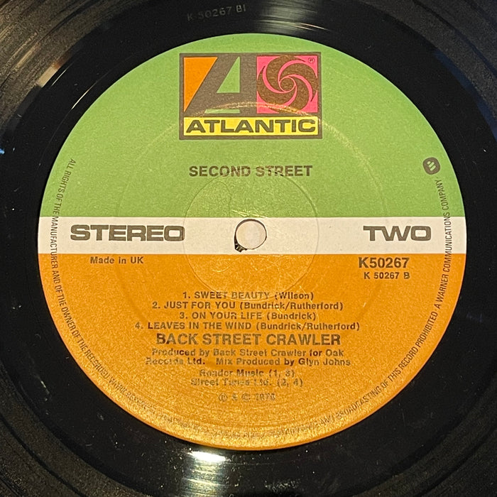 Back Street Crawler - 2nd Street (Vinyl LP)