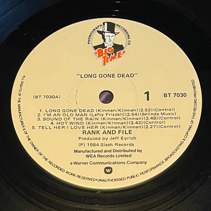 Rank & File - Long Gone Dead (Vinyl LP)